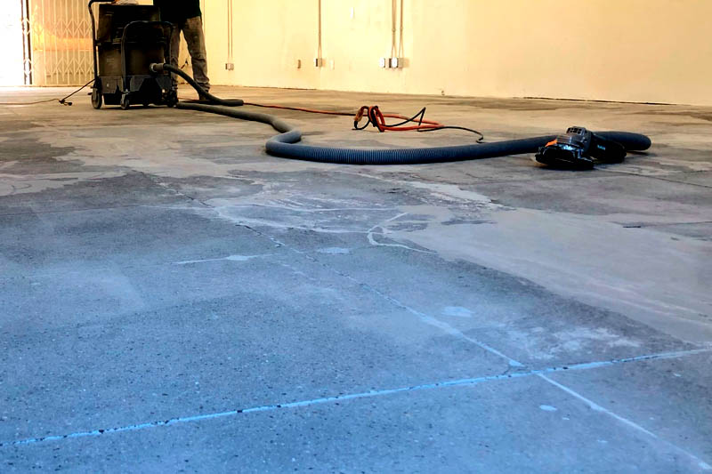 commercial concrete floor coating in Los Angeles