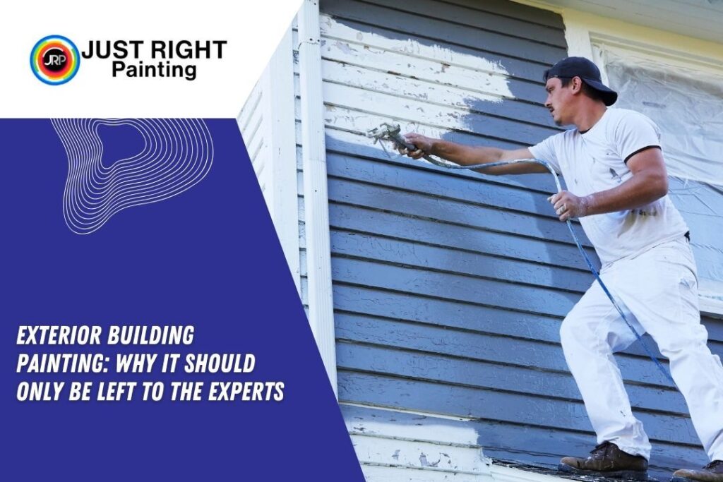 exterior building painting why it should only be left to the experts