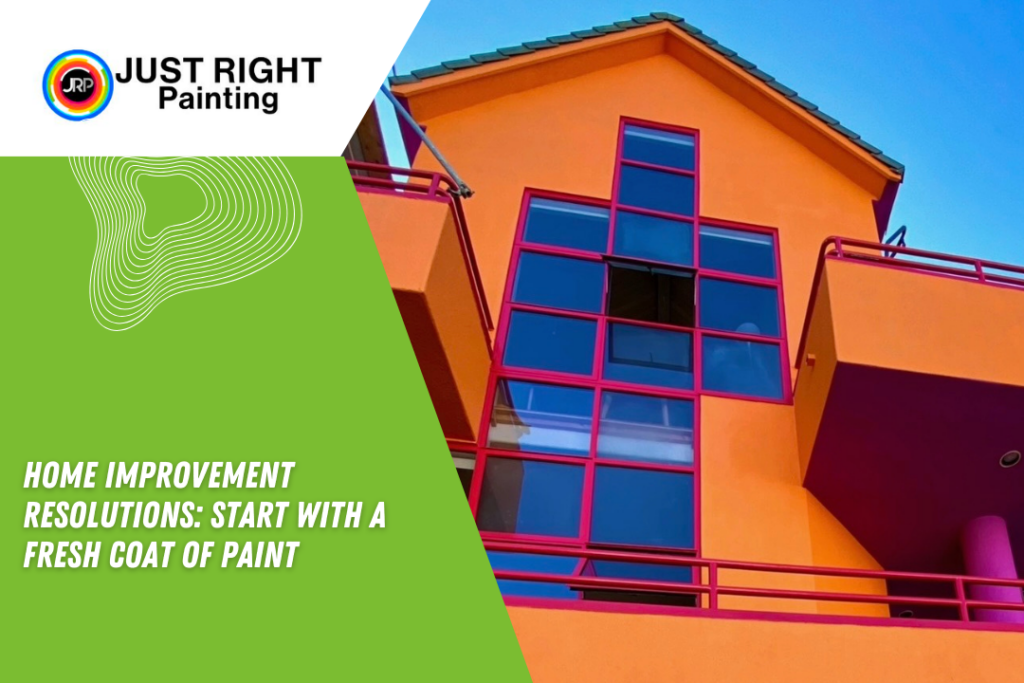 home improvement resolutions start with a fresh coat of paint